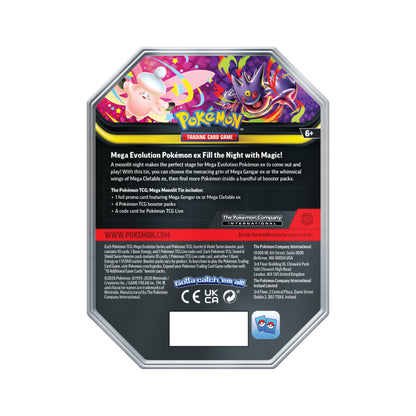Pokemon English Mega Moonlit Tin - MEGA CLEFABLE