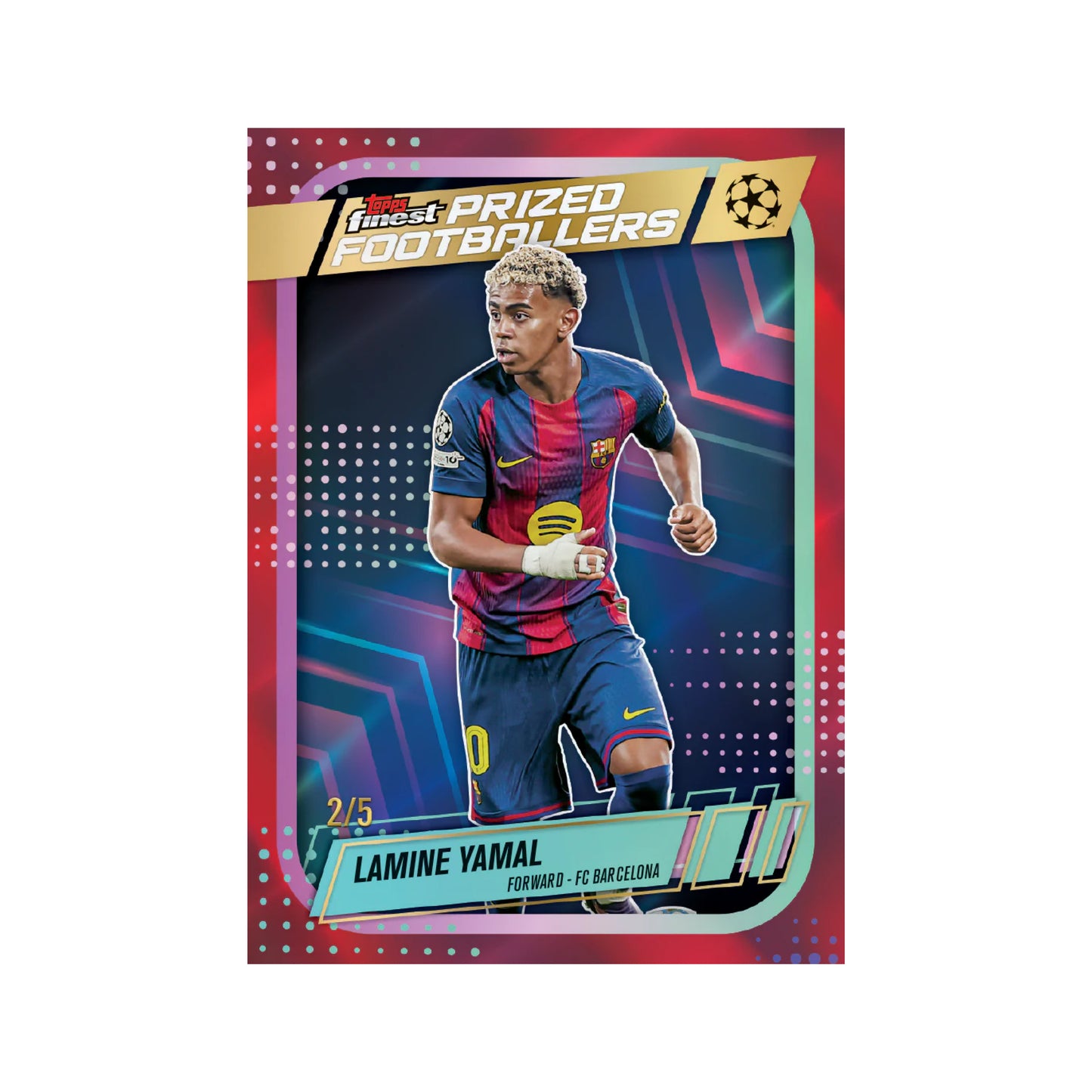 2025-26 Topps Finest UEFA Club Competitions Hobby Box
