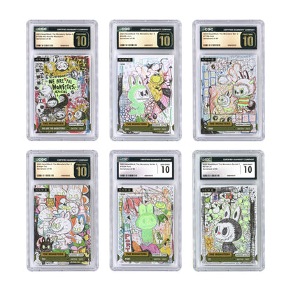 Set of 18 Labubu 2024 How2work The Monster Series 2 CGC