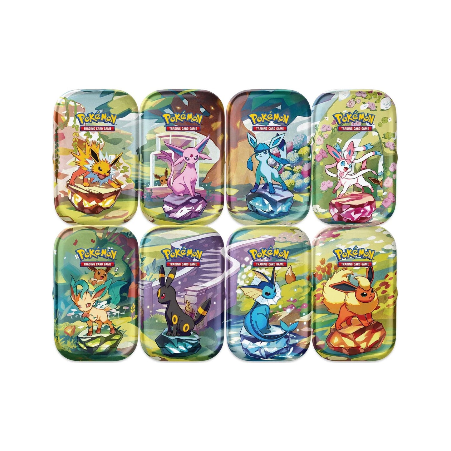 POKEMON English Scarlet & Violet Prismatic Evolutions Mini Tin Display Box