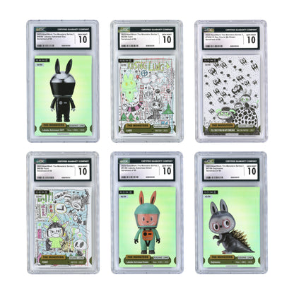Set of 18 Labubu 2024 How2work The Monster Series 2 CGC