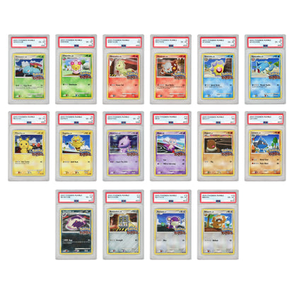 Set Of 16 2009 Pokemon English Rumble Consecutive Cert Number #1-16 PSA