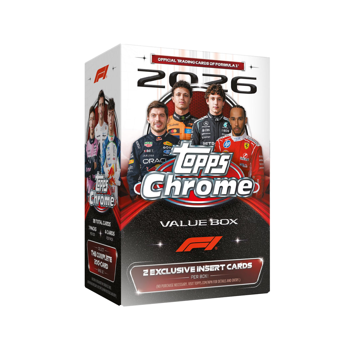 2026 Topps Chrome Formula 1 Value Box