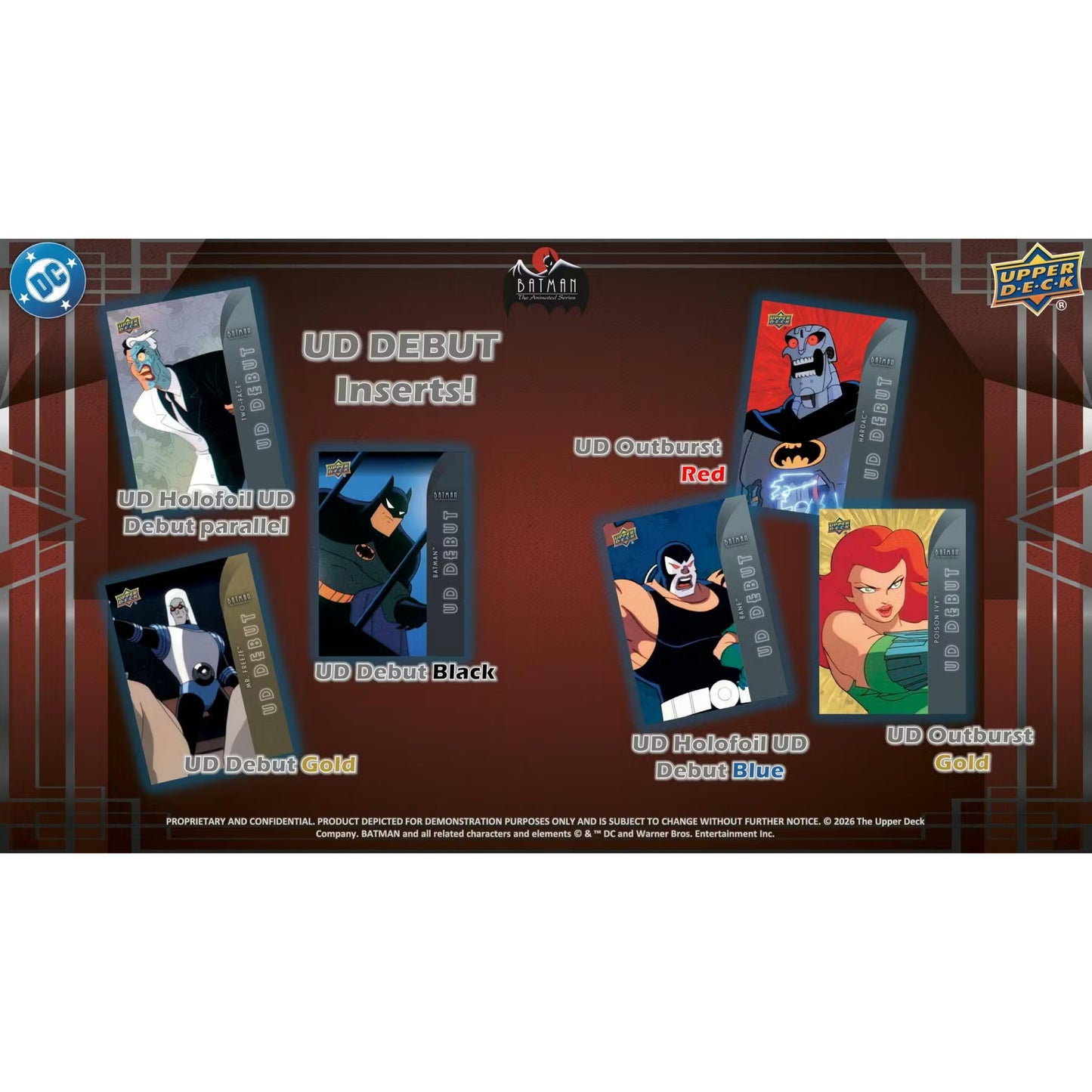 2026 Upper Deck DC Comic Batman：The Animated Series Trading Cards Hobby Box
