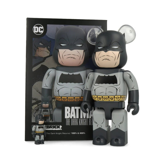 Medicom Toy Be@rbrick Bearbrick Batman 400% + 100% - The Dark Knight Return