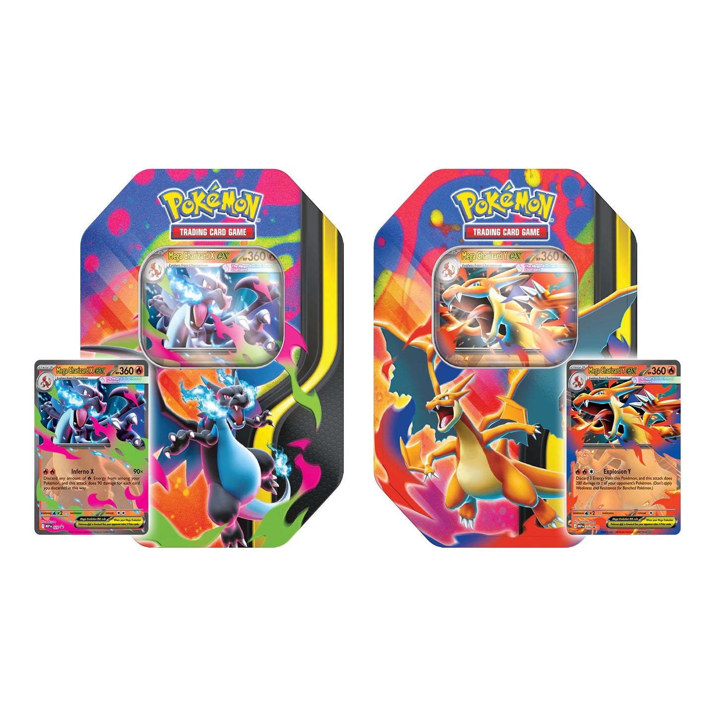 POKEMON English Mega Charizard Tin