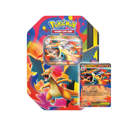 POKEMON English Mega Charizard Tin