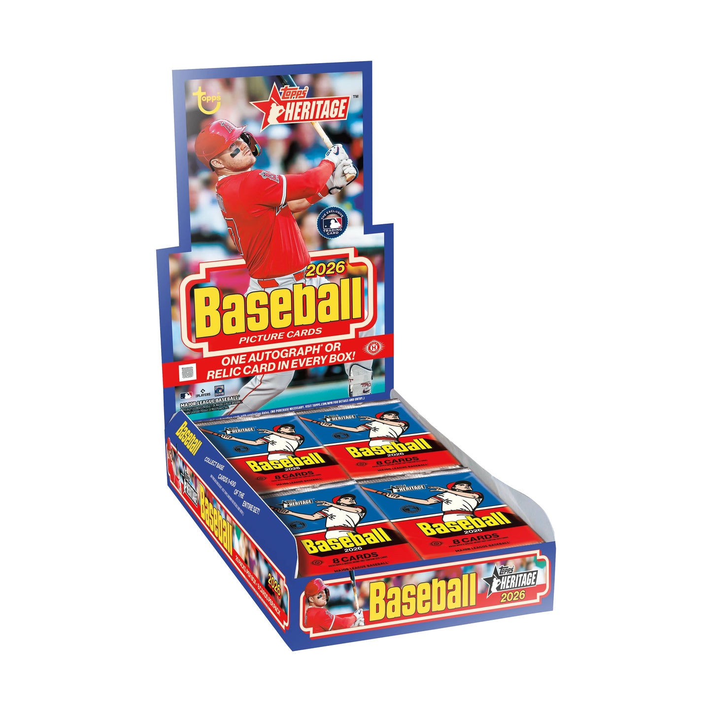 2026 Topps Heritage Baseball - Hobby Box