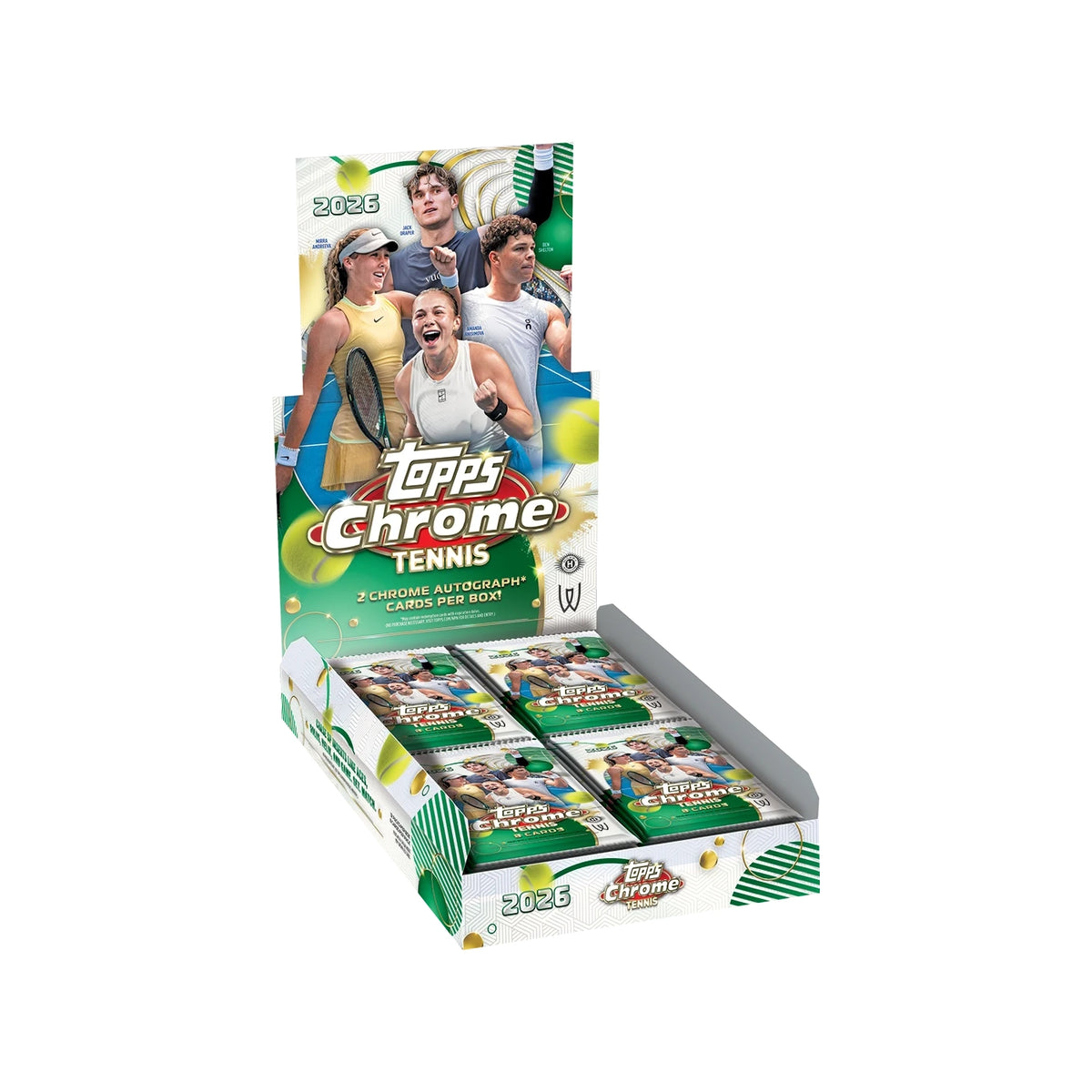 2026 Topps Chrome Tennis Hobby Box