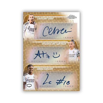 2025-26 Topps Chrome Women's UEFA Champions League Soccer Hobby Box