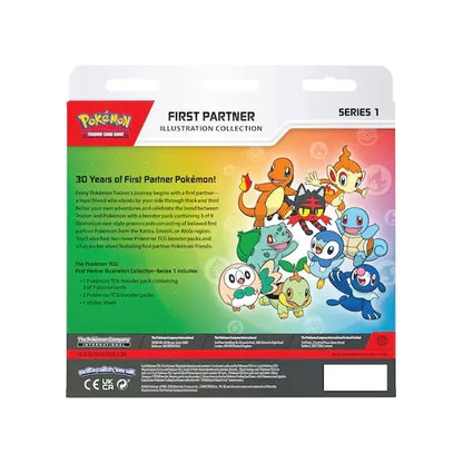 POKEMON English First Partner Illustration Collection - Series 1 (30th Anniversary)