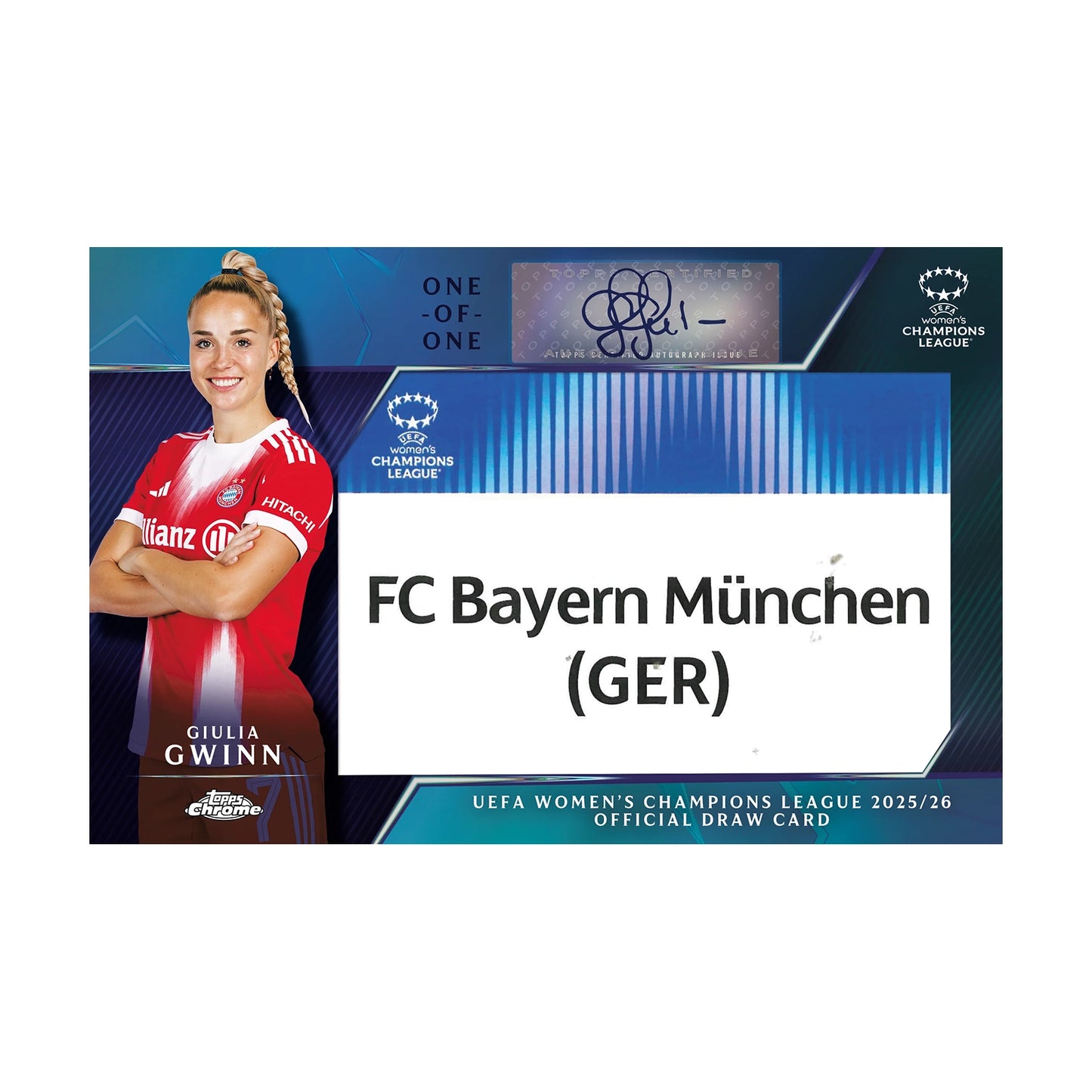 2025-26 Topps Chrome Women's UEFA Champions League Soccer Hobby Box