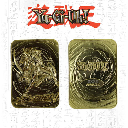 Konami Yu Gi Oh! Black Luster Soldier Limited Edition 24 Karat Gold Plated Metal Card with Display Stand (Limited to 5000)