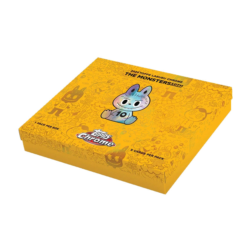 2025 Topps Chrome Labubu 10th Anniversary box