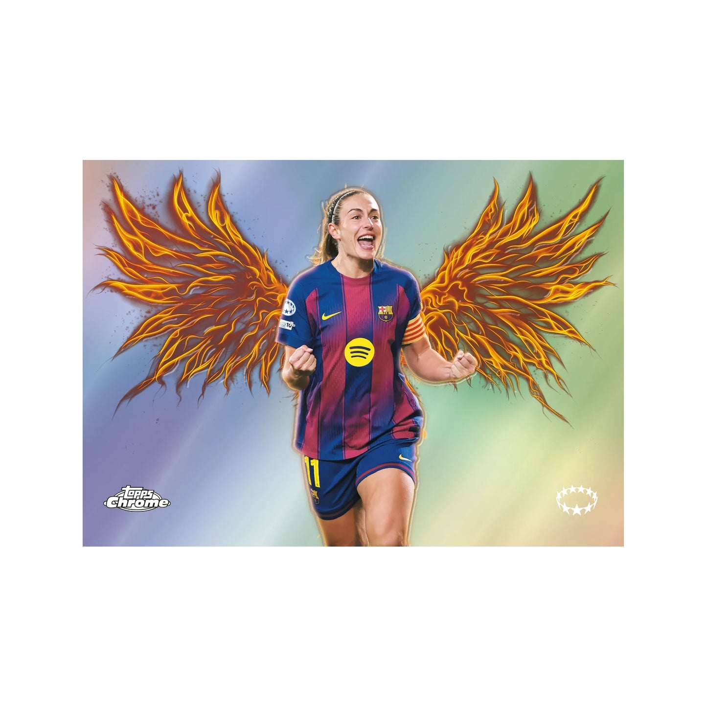 2025-26 Topps Chrome Women's UEFA Champions League Soccer Hobby Box