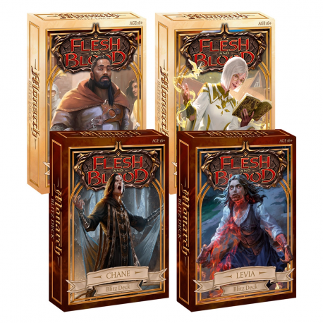 Flesh & Blood TCG English Monarch Blitz Deck 8 Boxes Set