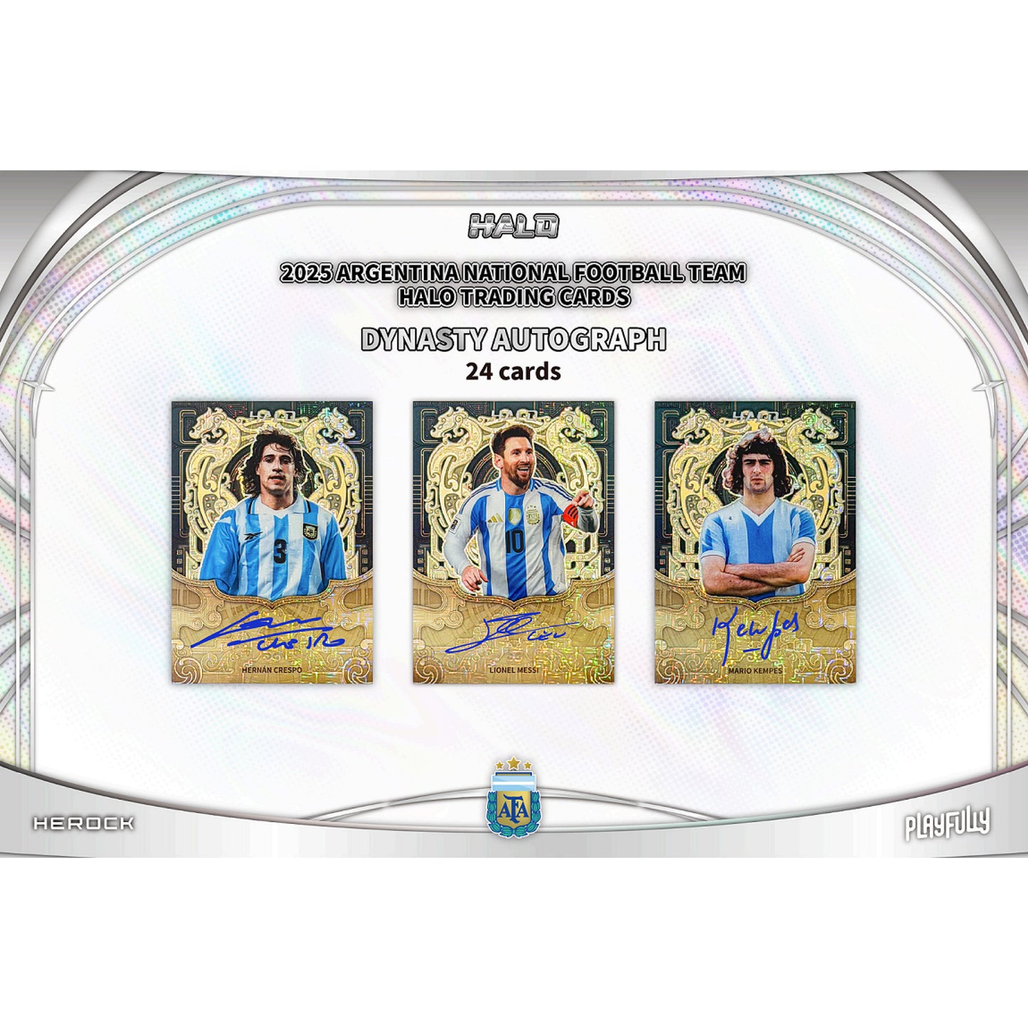 2025 HALO ARGENTINA NATIONAL FOOTBALL TEAM CARD