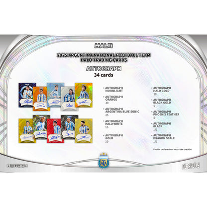 2025 HALO ARGENTINA NATIONAL FOOTBALL TEAM CARD