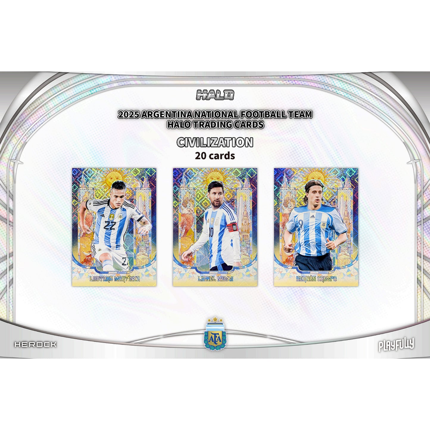 2025 HALO ARGENTINA NATIONAL FOOTBALL TEAM CARD