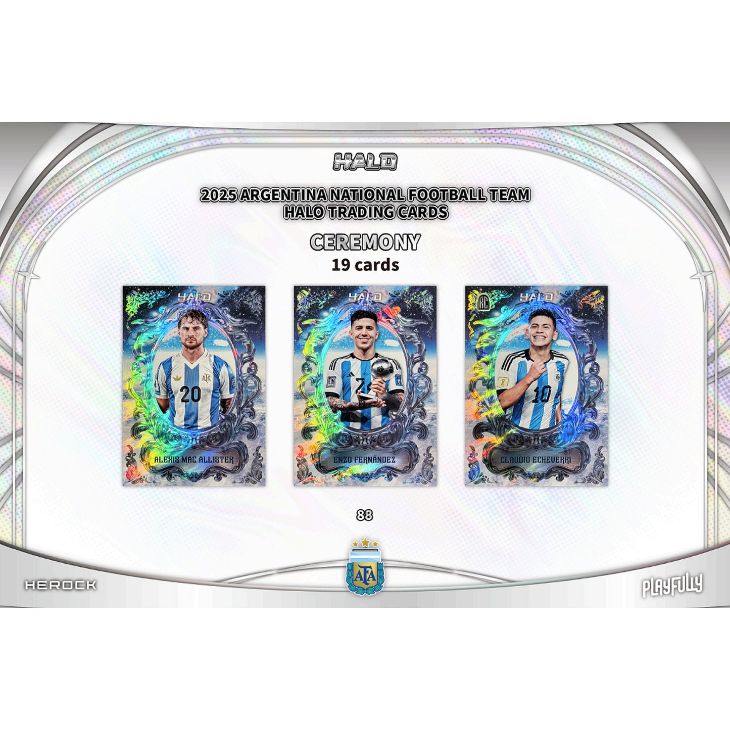 2025 HALO ARGENTINA NATIONAL FOOTBALL TEAM CARD