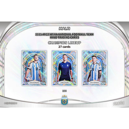 2025 HALO ARGENTINA NATIONAL FOOTBALL TEAM CARD