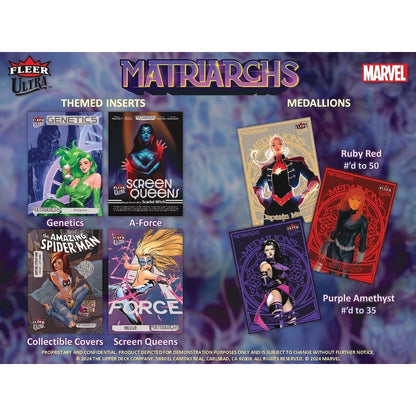 2024 Upper Deck Ultra Fleer Marvel Matriarchs Hobby Box