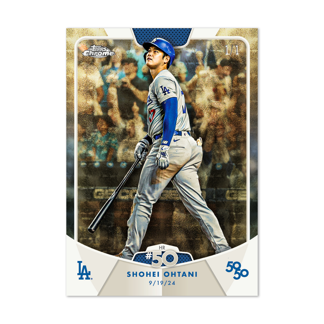 2024 Topps 50/50: Shohei Ohtani Baseball