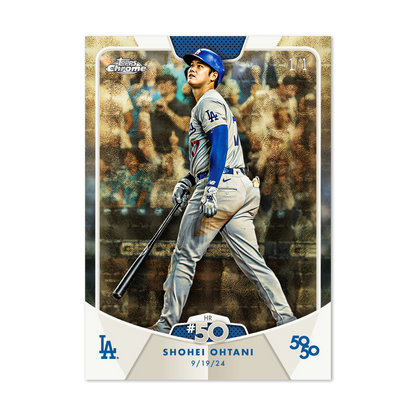 2024 Topps 50/50: Shohei Ohtani Baseball