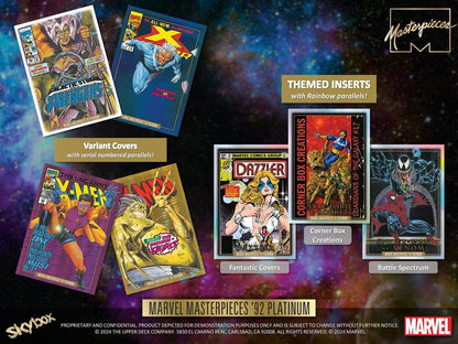 Upper Deck Skybox Marvel Masterpieces '92 Platinum Trading Card Hobby Box