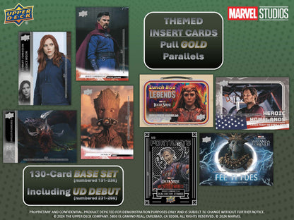 2024 Upper Deck Marvel Studios Series 2 Cinematic Trading Card Hobby Box