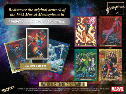 Upper Deck Skybox Marvel Masterpieces '92 Platinum Trading Card Hobby Box