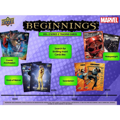 2024 Upper Deck Marvel Beginnings Vol.2 Series 2 Trading Card Hobby Box