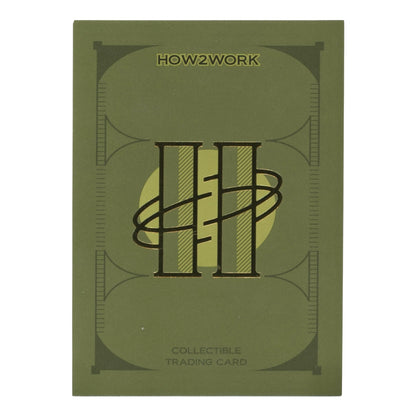 Set of 2 How2Work Collectible Trading Card Series 1 Case Hit #90 UR Including Redemptional Toy Figure (Sealed Box/Unopened)