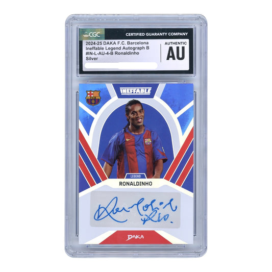 Ronaldinho 2024-25 Daka FC Barcelona Ineffable Auto B 30/30 #IN-L-AU-4-B CGC Auto Authentic