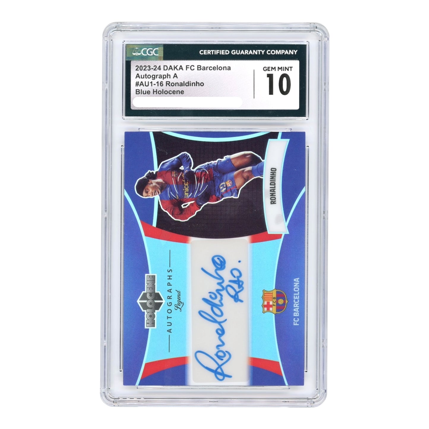Ronaldinho 2023-24 Daka FC Barcelona Auto A 24/25 #AU1-16
