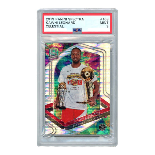 Kawhi Leonard 2019 Spectra Celetial 91/99 #168 PSA 9