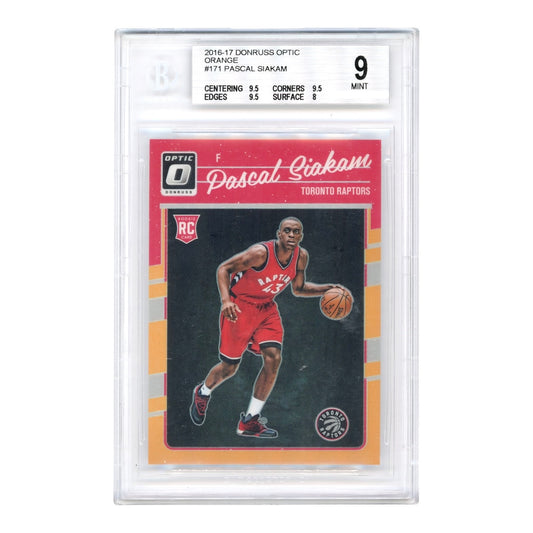 Pascal Siakam 2016-17 Donruss Optic Orange Rookie RC 159/199 #171 BGS 9