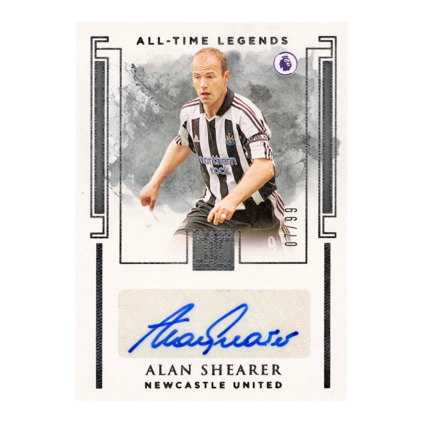 Alan Shearer 2019-20 Impeccable All Time Legends Auto 07/99 #AT-ASH