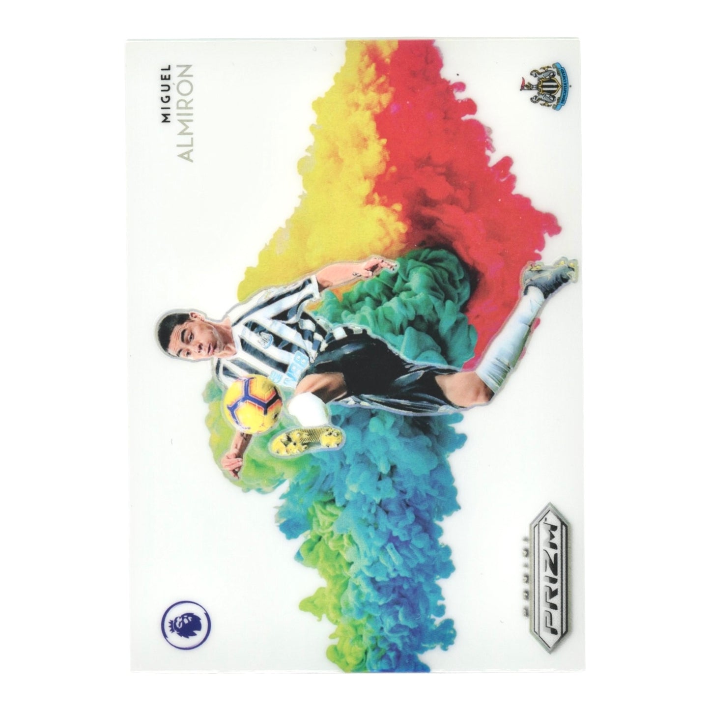 Miguel Almiron 2019-20 Prizm EPL English Premier League Color Blast SSP Case Hit #CB-19