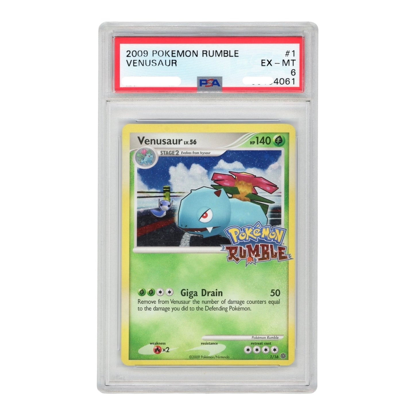Set Of 16 2009 Pokemon English Rumble Consecutive Cert Number #1-16 PSA