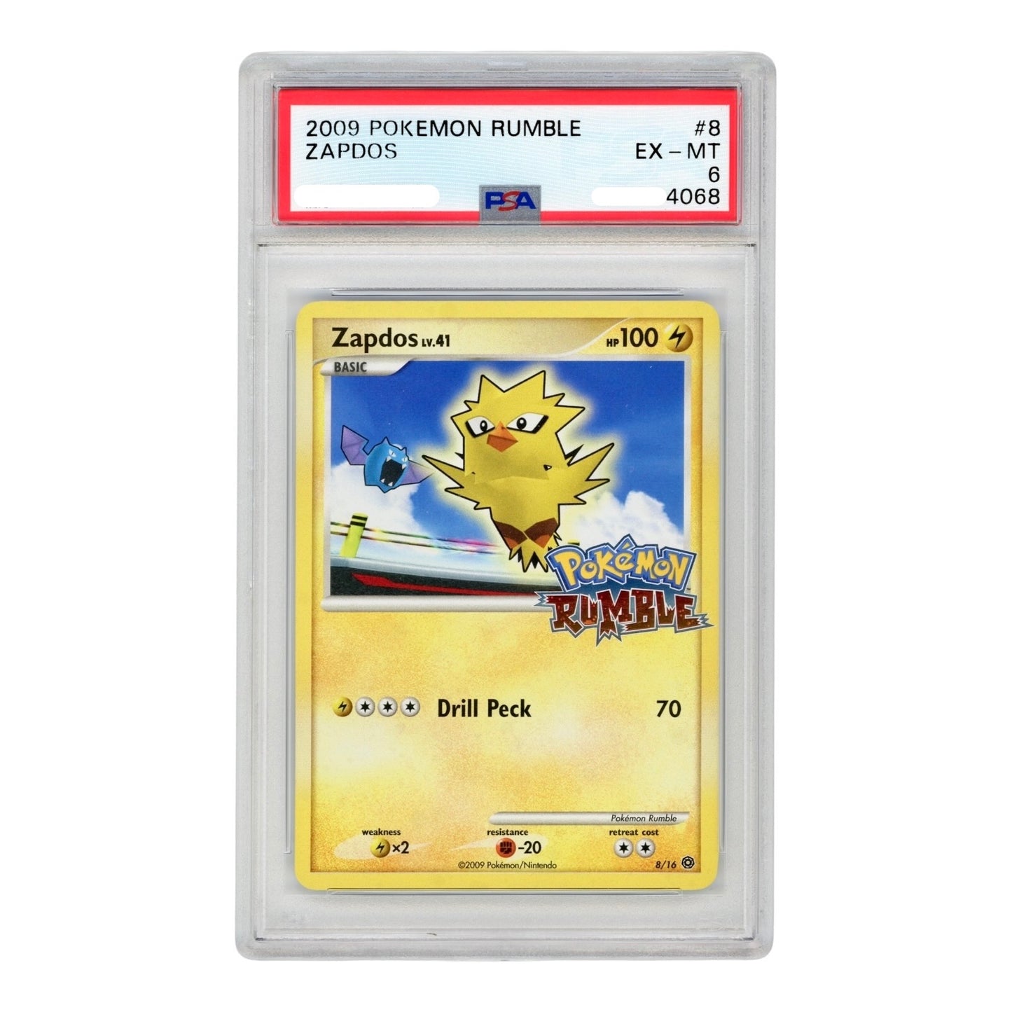 Set Of 16 2009 Pokemon English Rumble Consecutive Cert Number #1-16 PSA