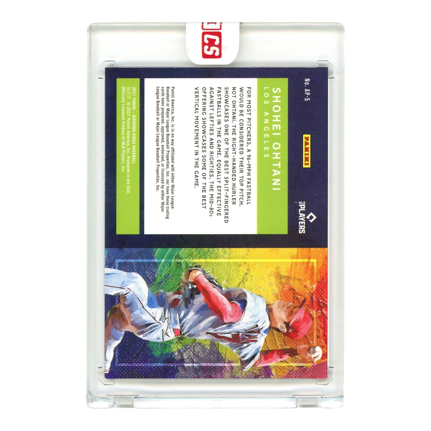 Shohei Ohtani 2021 Diamond Kings Baseball Artists Palette #AP-5