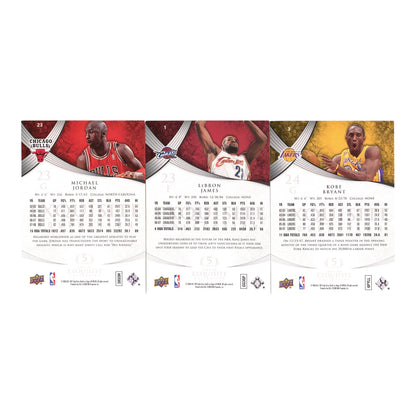 Set Of 3 Jordan/Kobe/Lebron 2008 Upper Deck Exquisite Collection /225 #1/3/23