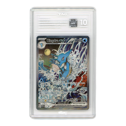 Kingdra ex 2024 Pokemon English Scarlet & Violet Promo #131 TAG 10
