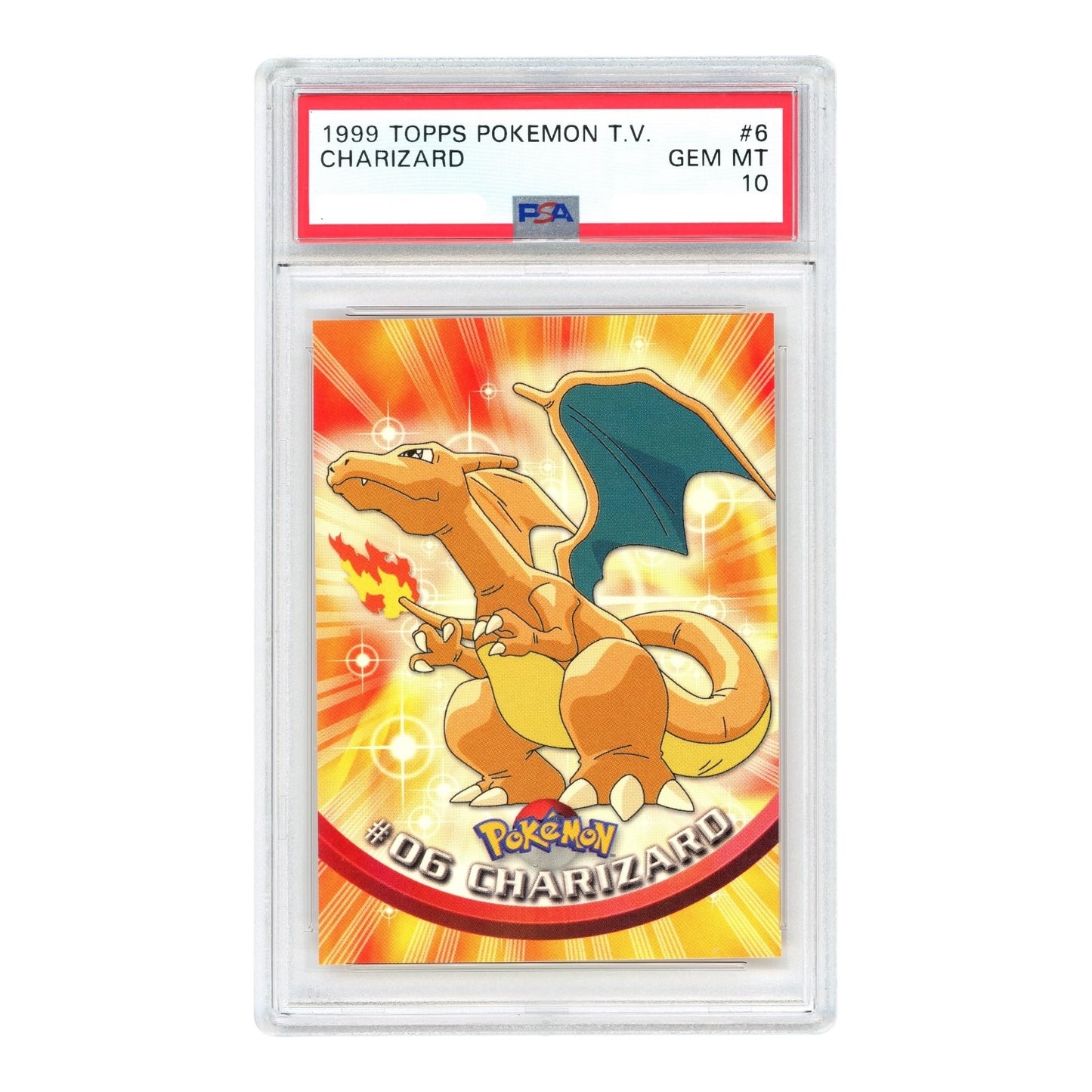 Set Of 3 Charizard/Venusaur/Blastoise 1999 Topps Pokemon T.V. 3/6/9 PSA 10