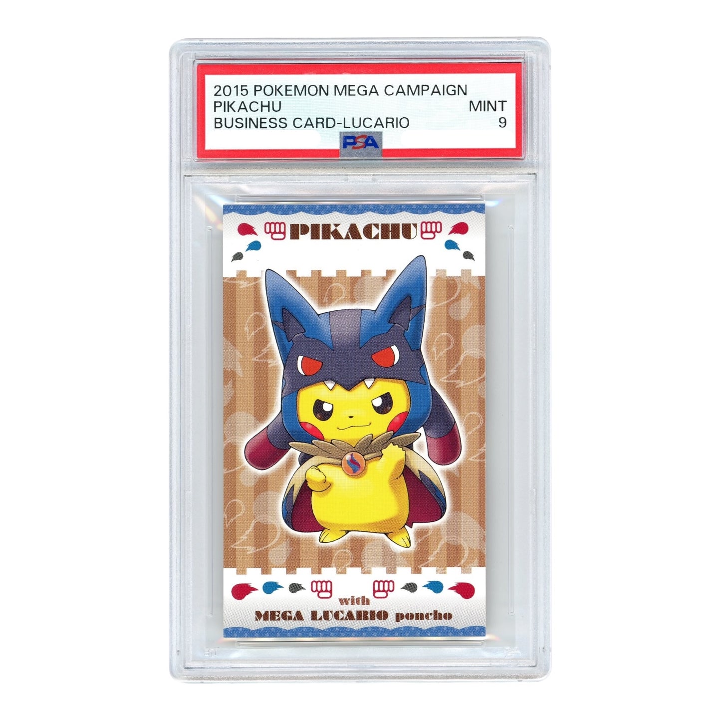 Set Of 3 Pikachu 2015 Pokemon Japanese Mega Campaign Business Card PSA 9