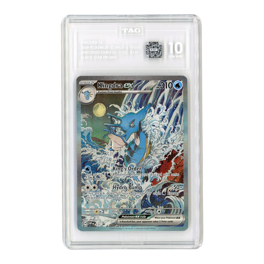 Kingdra ex 2024 Pokemon English Black Star Promo #131 TAG 10