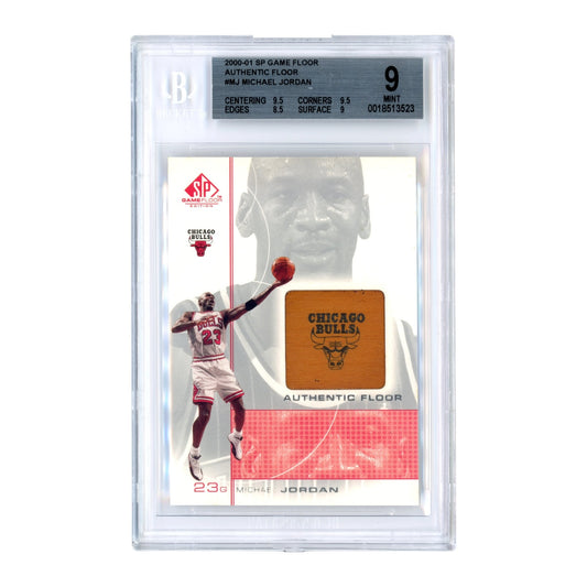 Michael Jordan 2000-01 Upper Deck SP Game Floor Authentic Floor #MJ BGS 9