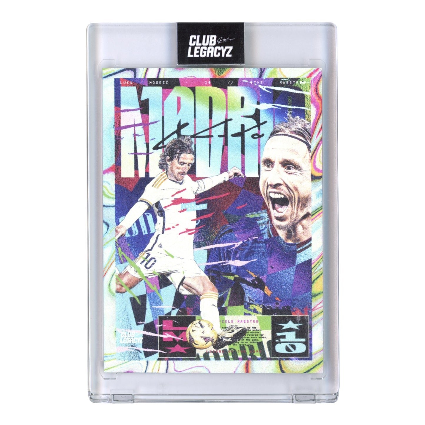 Luka Modric 2024 Club Legacyz Mystic Wave Holo 04/50