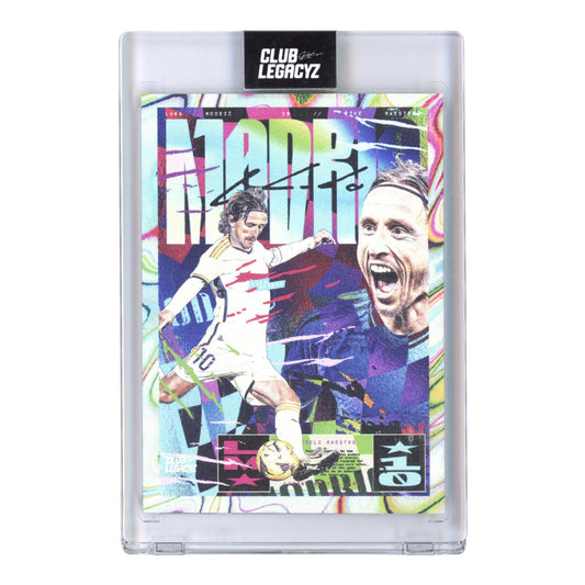 Luka Modric 2024 Club Legacyz Mystic Wave Holo 04/50